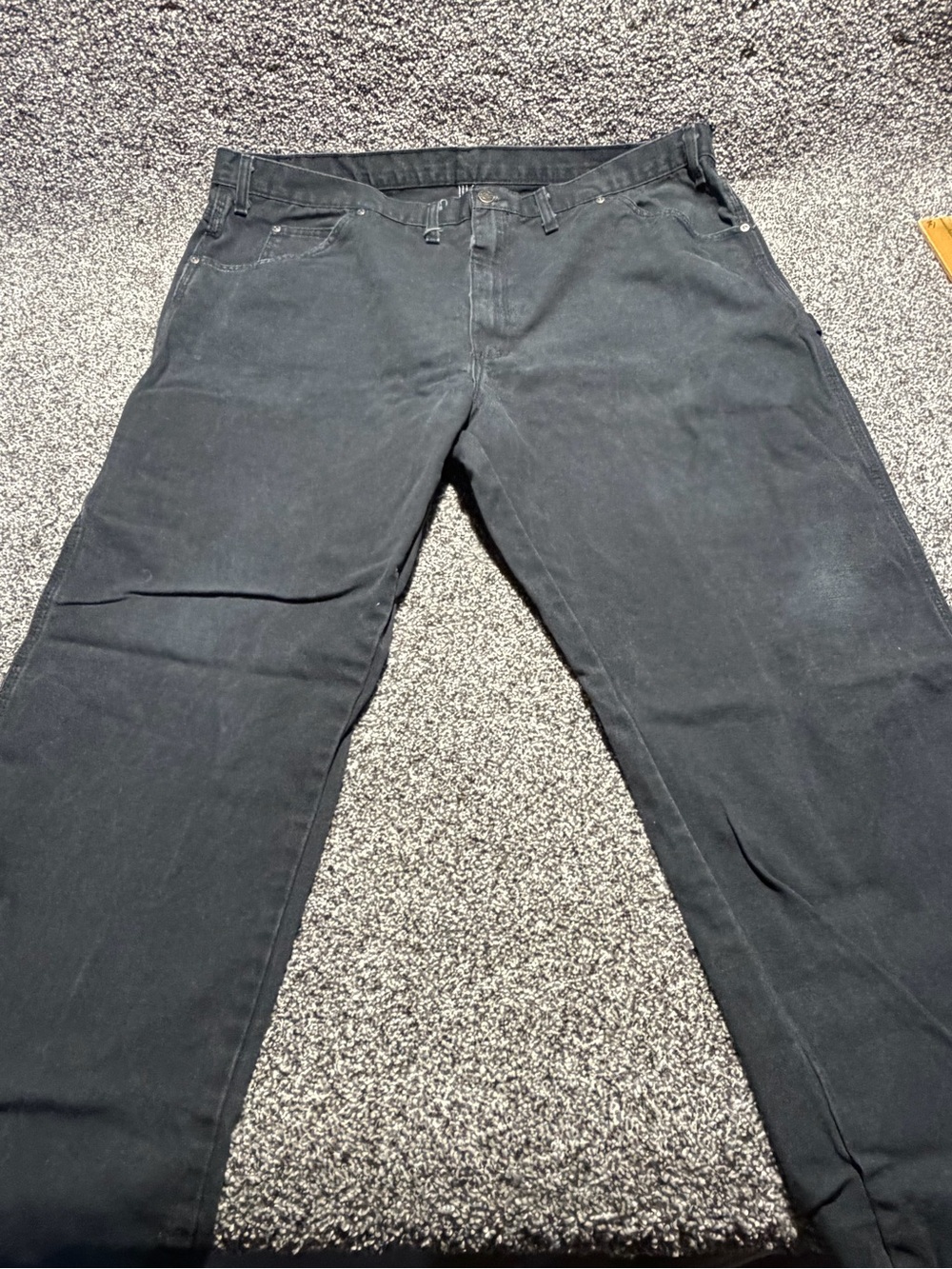 Dickies Men's Relaxed Fit Black Jeans 44x30